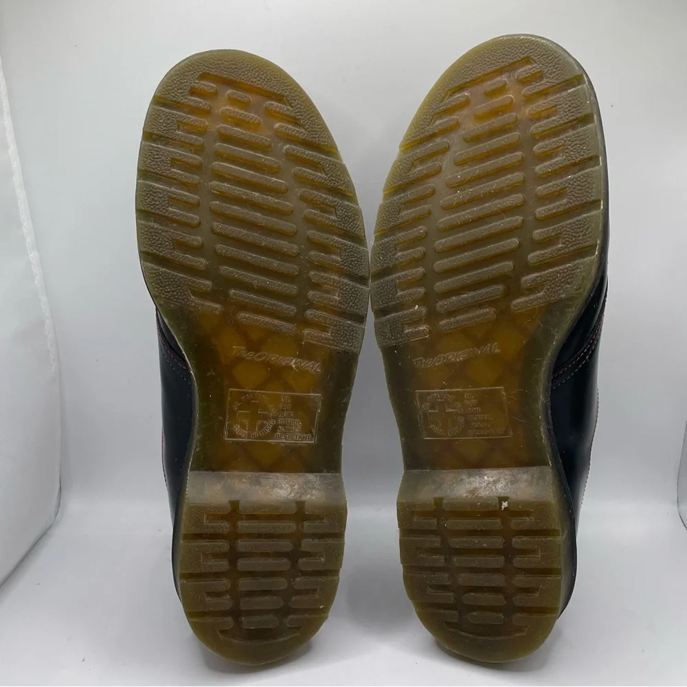 Dr. Martens For Pride Shoes Sz 9 Black Bouncing Soles Gay Pride LGBT Juneteenth